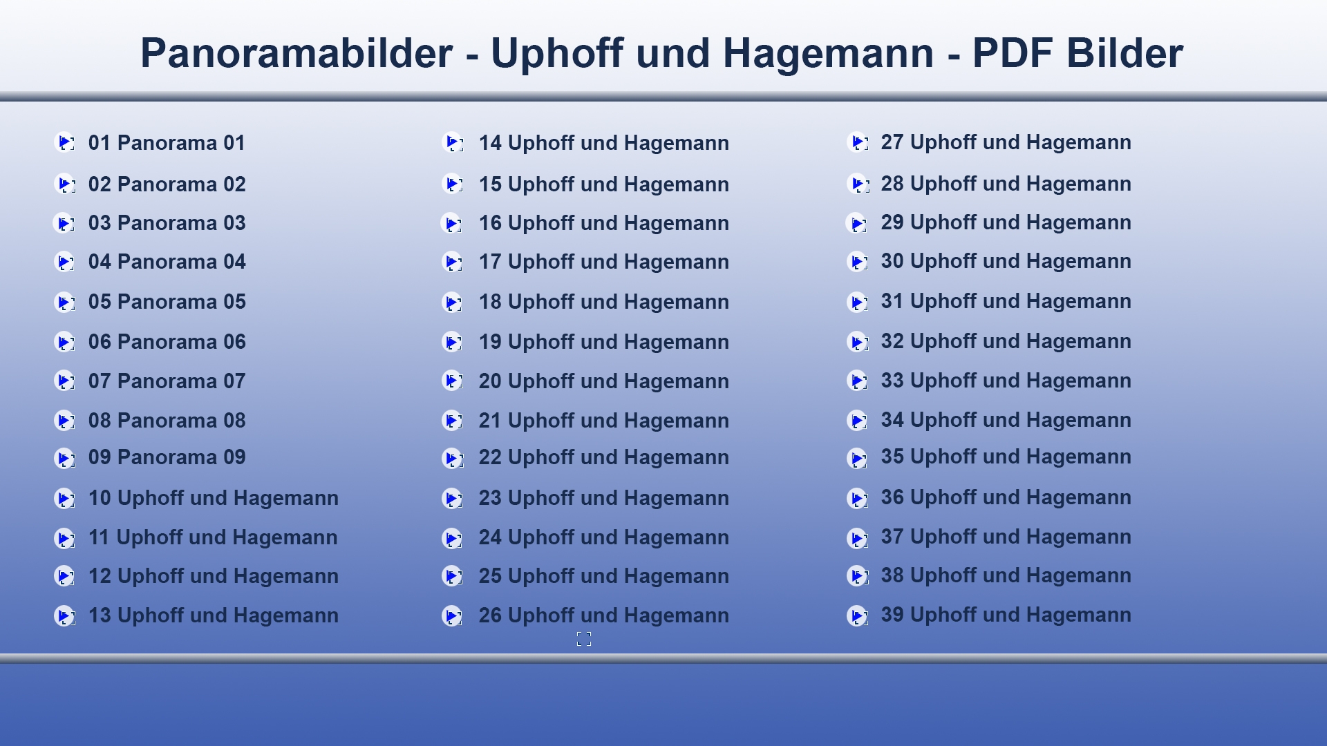 Panorama und PDF Bilder